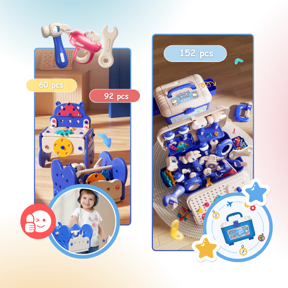 Skruepuslespil til Børn - Ozerty