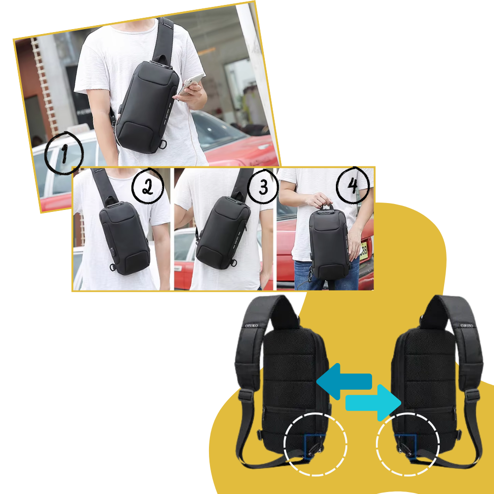 Sikker Crossbody Taske - Ozerty