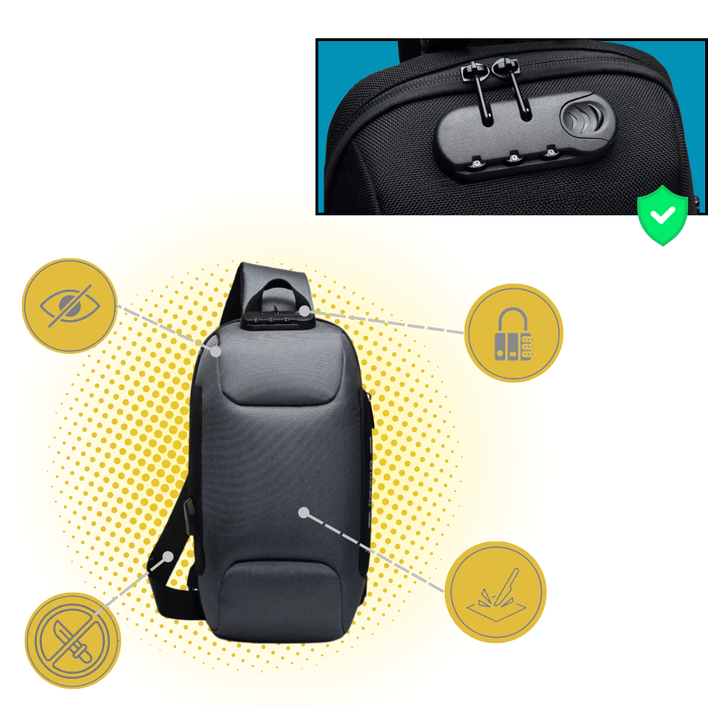 Sikker Crossbody Taske - Ozerty