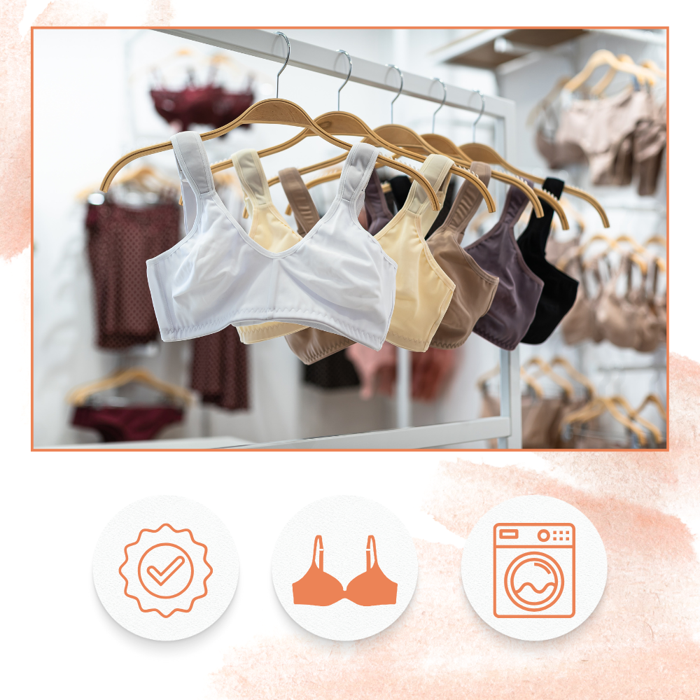 Vaskeposer til bh'er med sikker lukning
- Ozerty