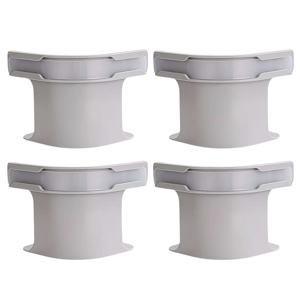 Diskrette Sengeklips med Sikker Fastgørelse -Grå - Ozerty