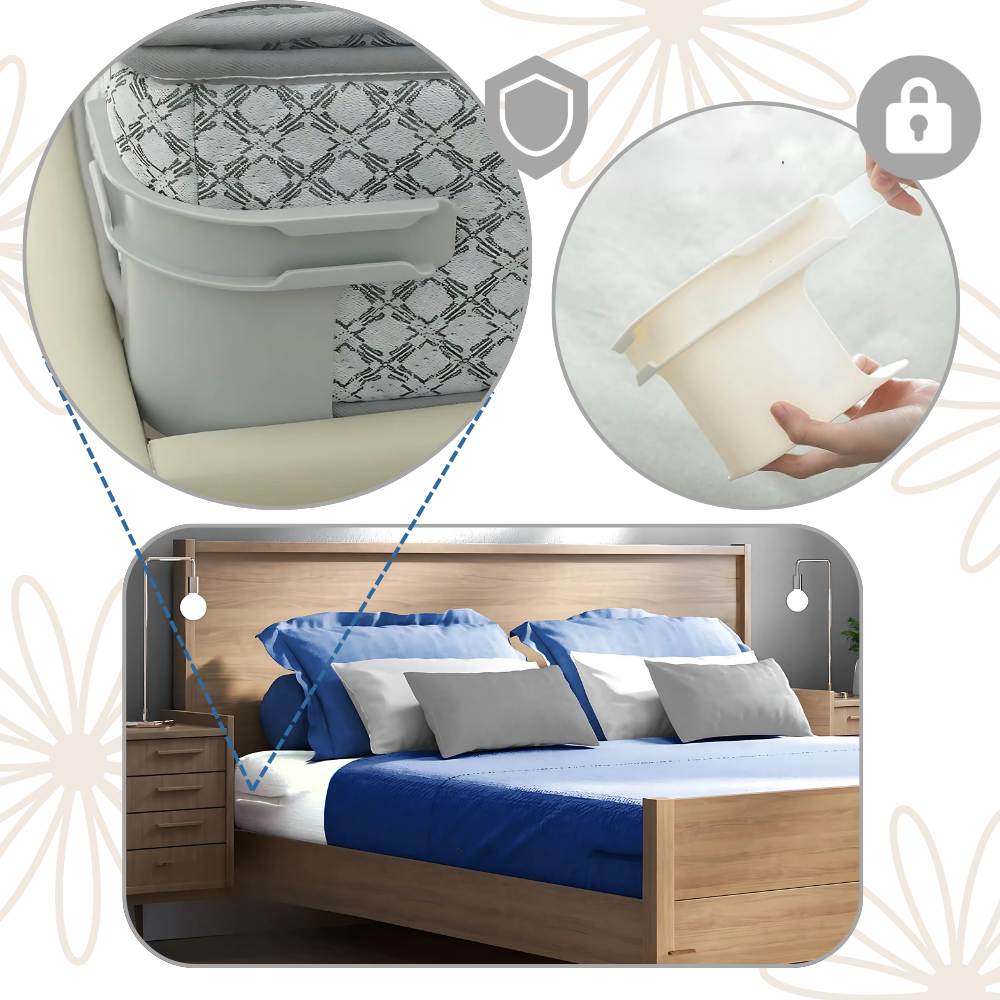 Diskrette Sengeklips med Sikker Fastgørelse - Ozerty