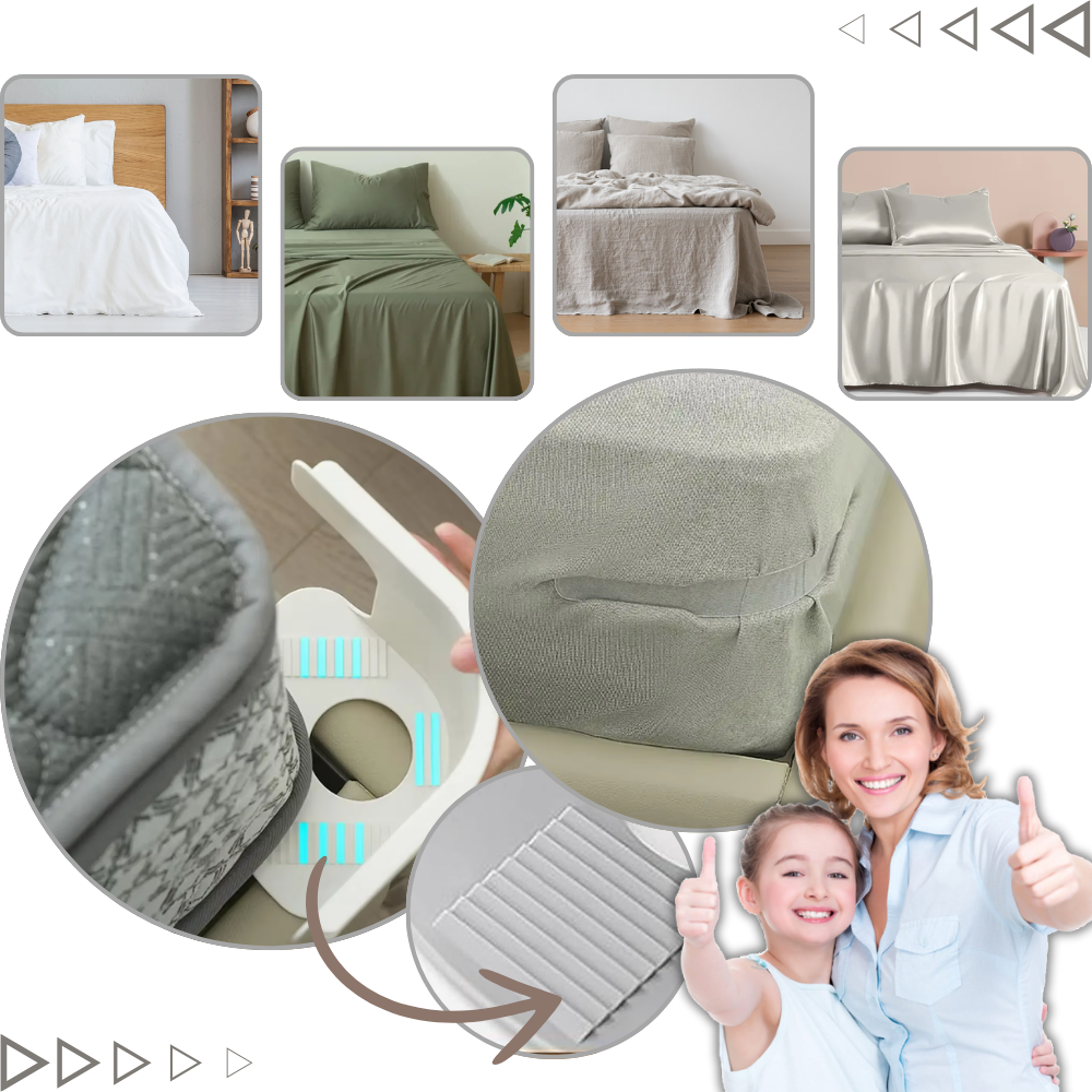 Diskrette Sengeklips med Sikker Fastgørelse - Ozerty