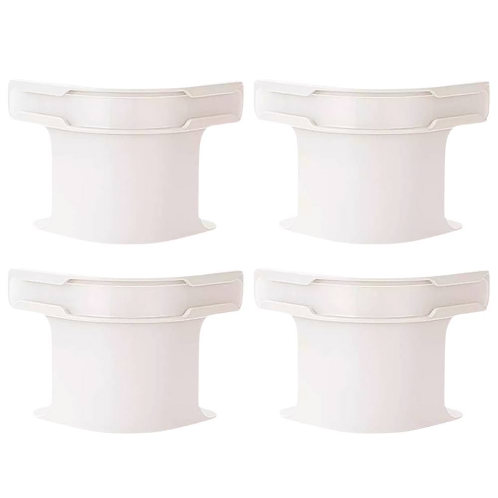 Diskrette Sengeklips med Sikker Fastgørelse -Hvid - Ozerty