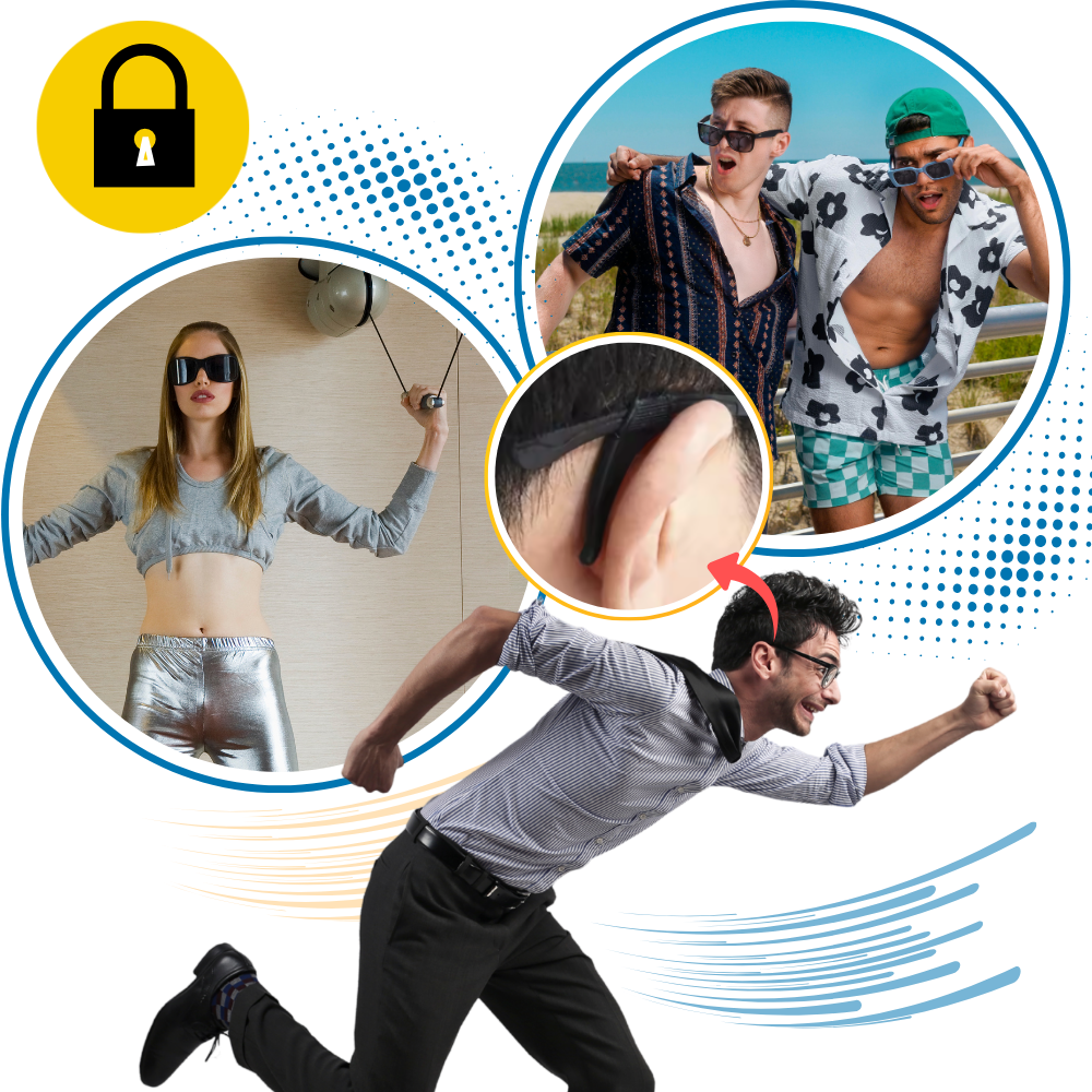 Sikre Brillepuder til Brillestænger - Ozerty