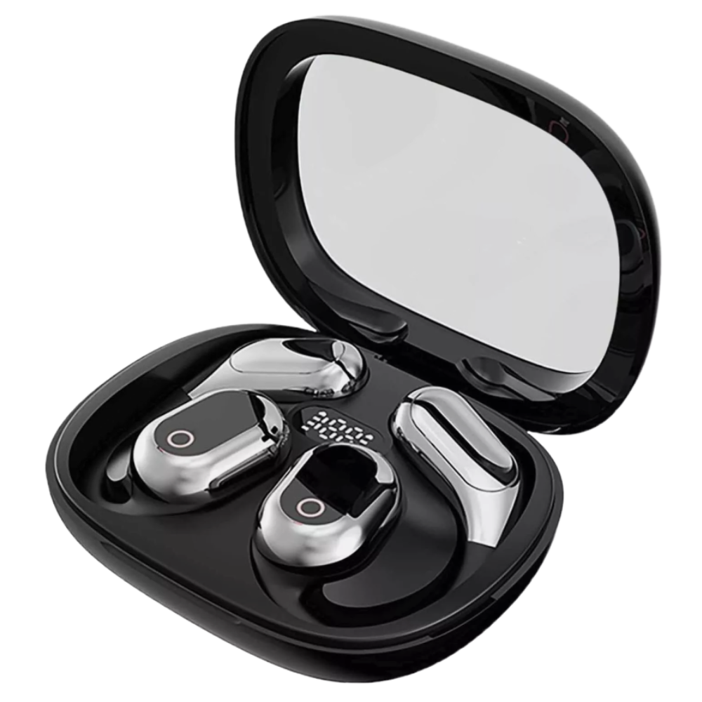 Smart AI-oversættelses-høretelefoner -Sort - Ozerty