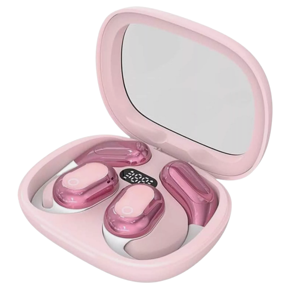 Smart AI-oversættelses-høretelefoner -Lyserød - Ozerty