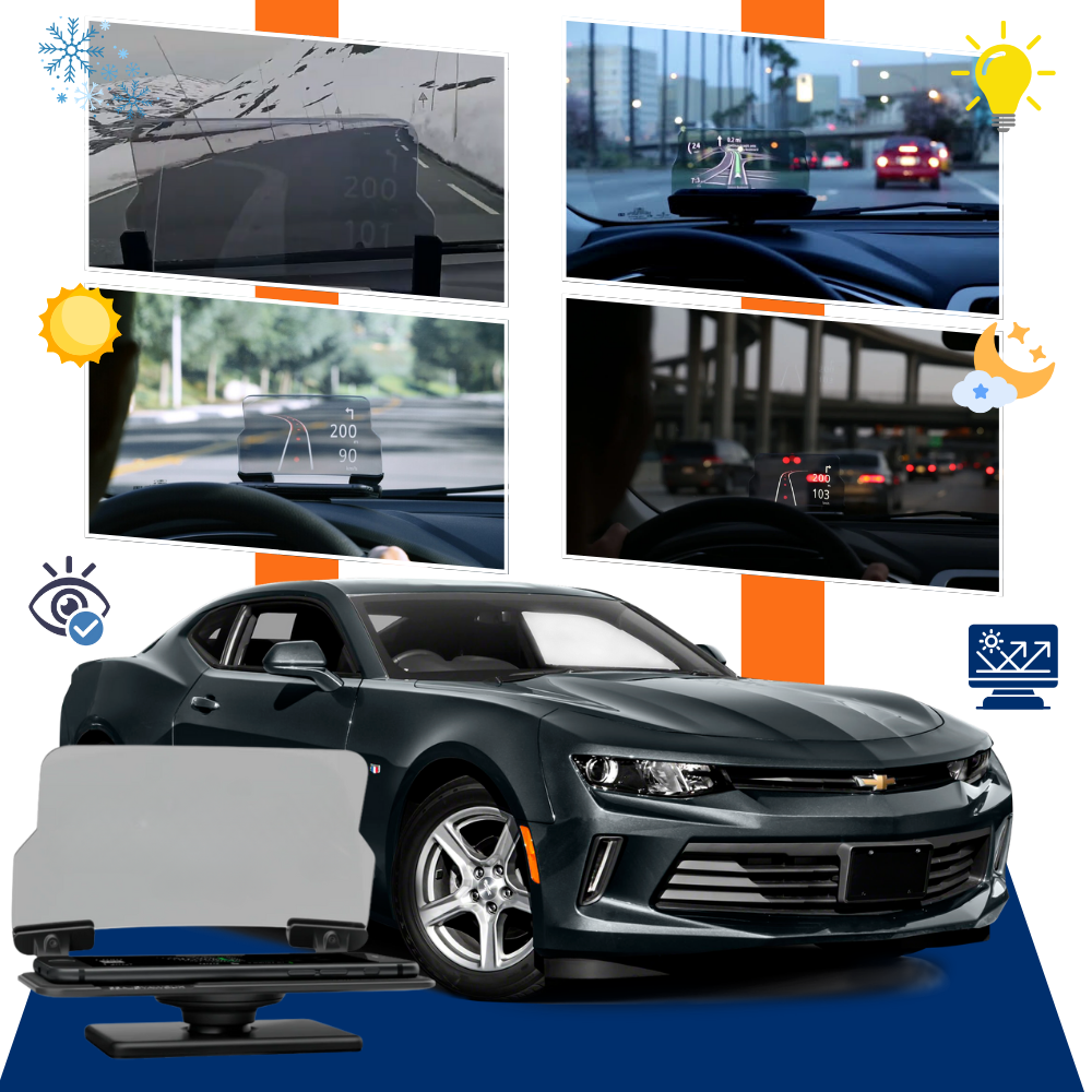 Smart Dashboard Bil HUD - Ozerty