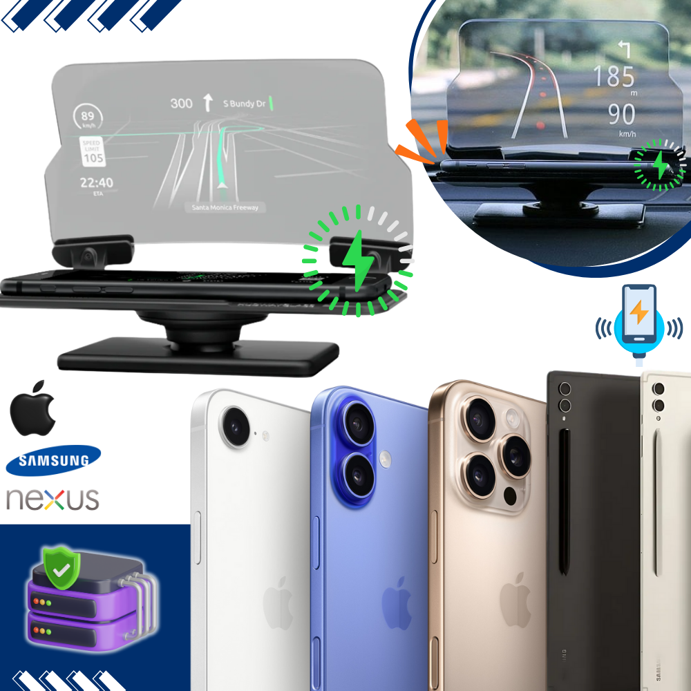 Smart Dashboard Bil HUD - Ozerty