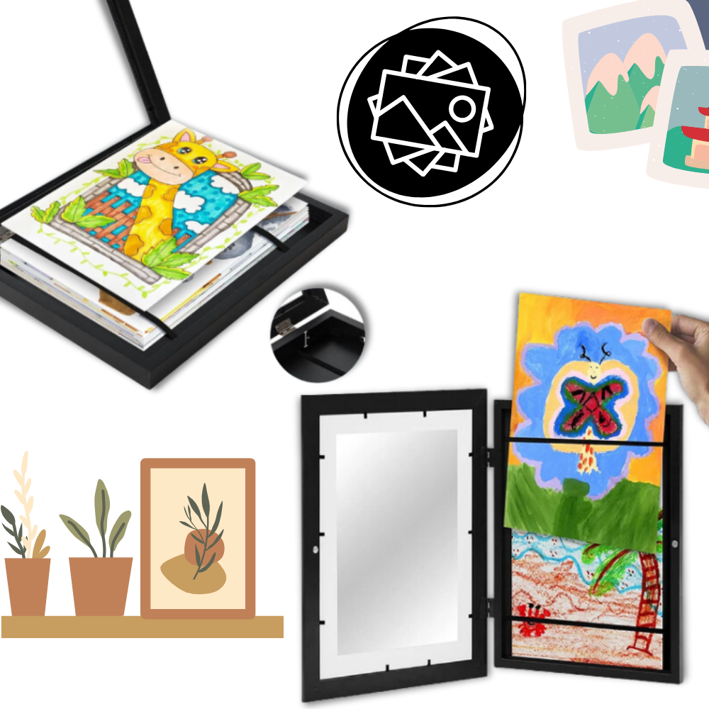 Davinci-rammer med glat finish til de små - Ozerty