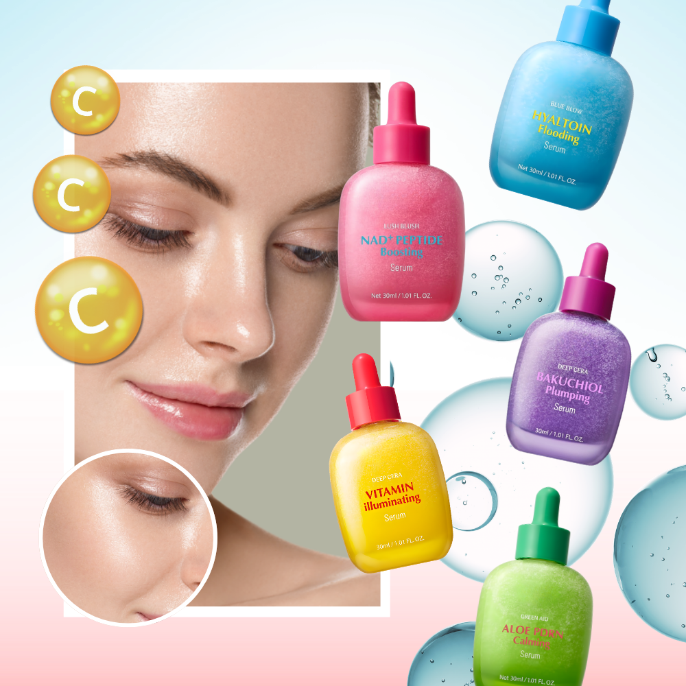 Glattende, oplysende serum - Ozerty