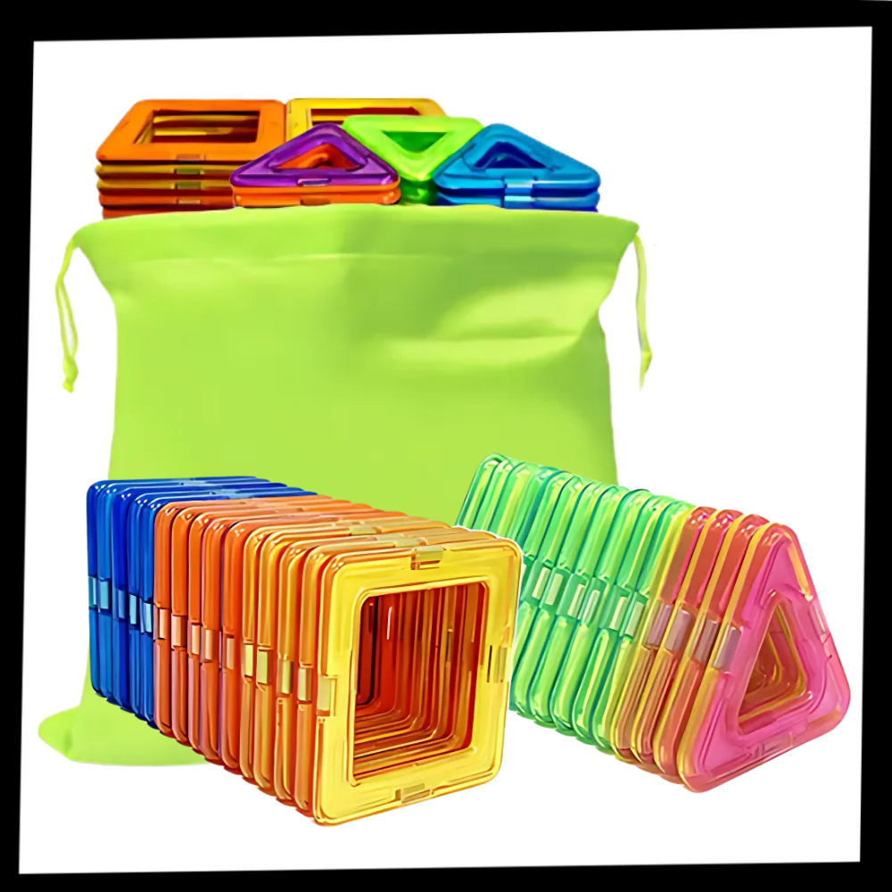 Snap & Build Magnetiske Klodser - Ozerty