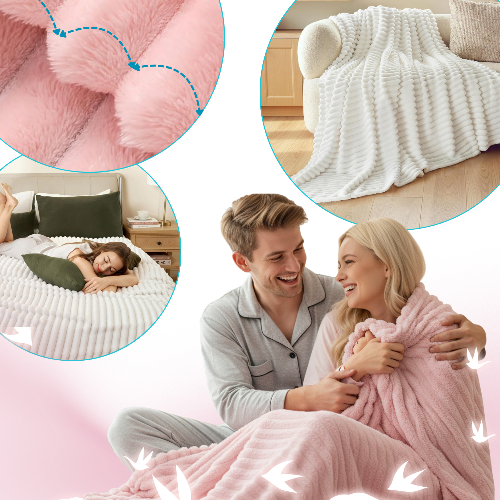 Blødt og Hyggeligt Flaneltæppe - Ozerty