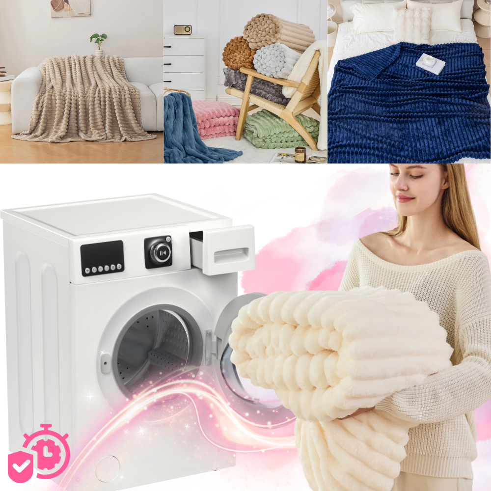 Blødt og Hyggeligt Flaneltæppe - Ozerty