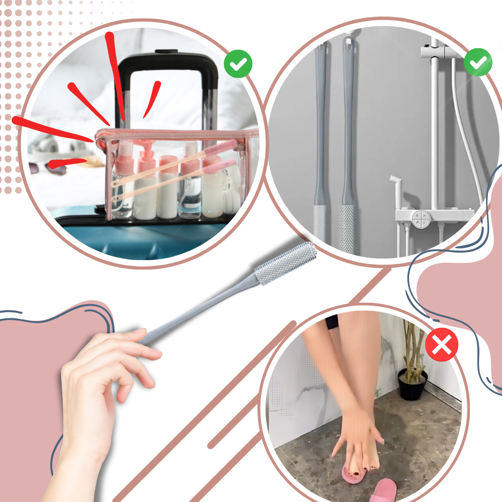 Fodbørste med bløde børstehår
- Ozerty