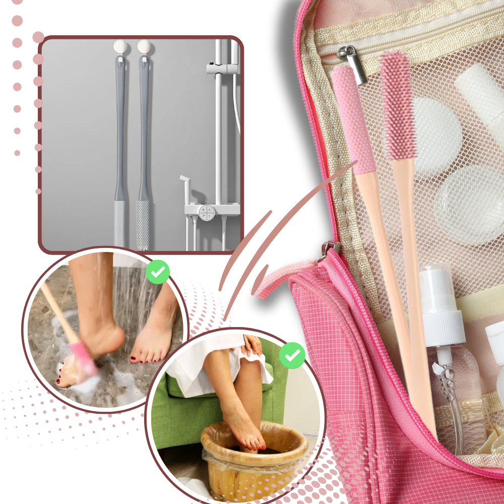 Fodbørste med bløde børstehår
- Ozerty