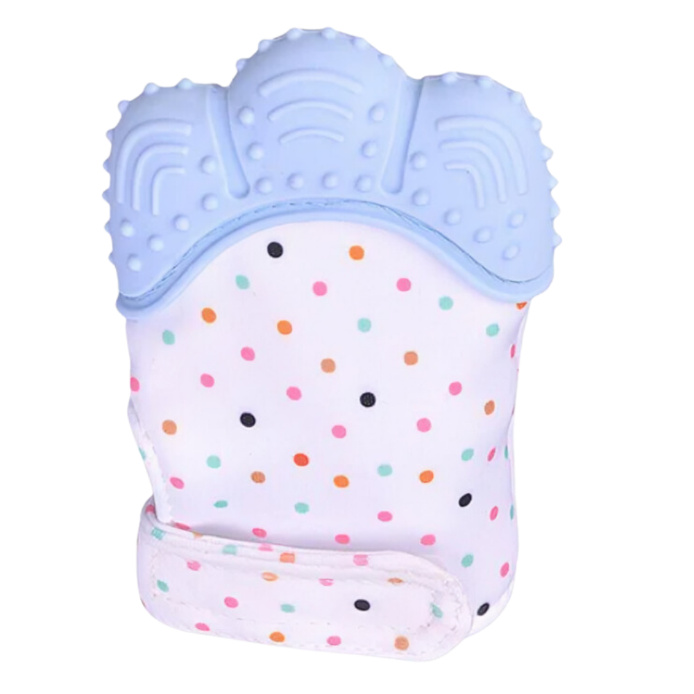 Lindrende vante til tandfrembrud
-Blå - Ozerty