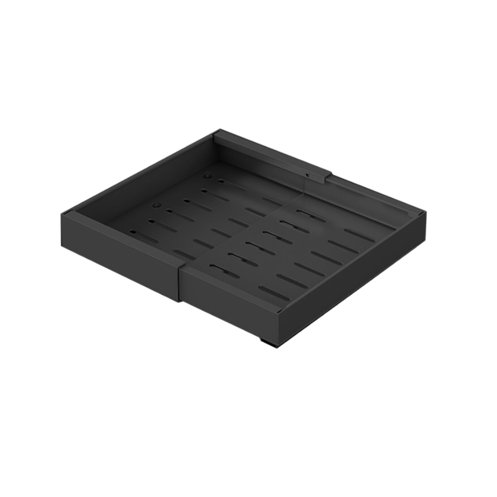 Pladsbesparende udtrækkelig skabshylde
-Sort/Lille - Ozerty