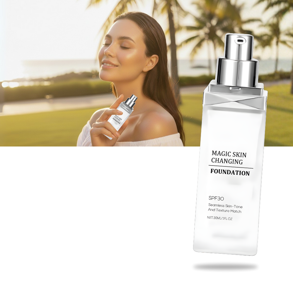 SPF 30 Farveskiftende Foundation - Ozerty