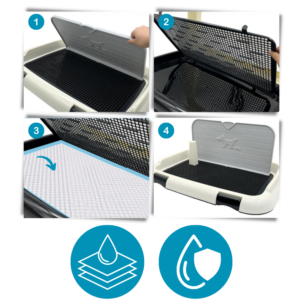 Sprøjtesikker tissemåtte til hunde
- Ozerty