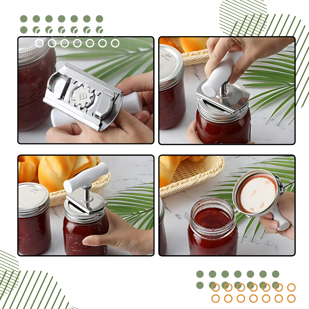 Glasåbner i rustfrit stål - Ozerty