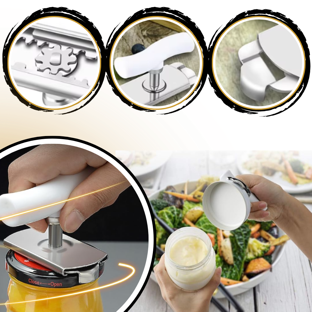 Glasåbner i rustfrit stål - Ozerty