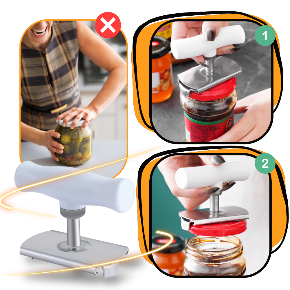 Glasåbner i rustfrit stål - Ozerty