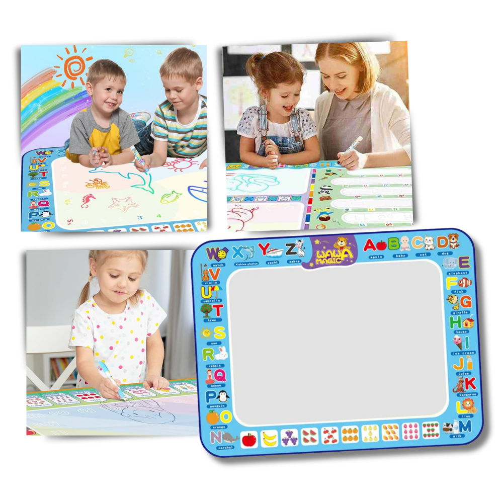 Stimulerende tegnetavle med vand
- Ozerty