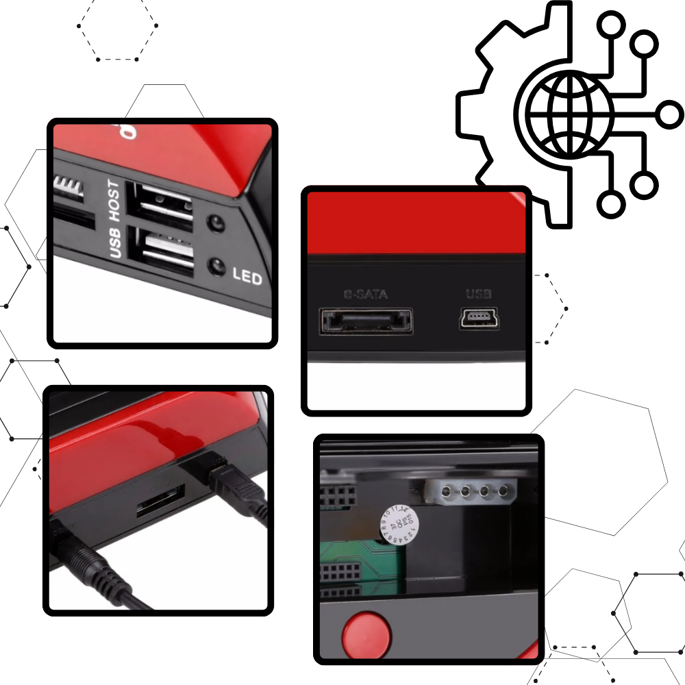 Strømlinet datahåndtering HBD-dockingstation
- Ozerty