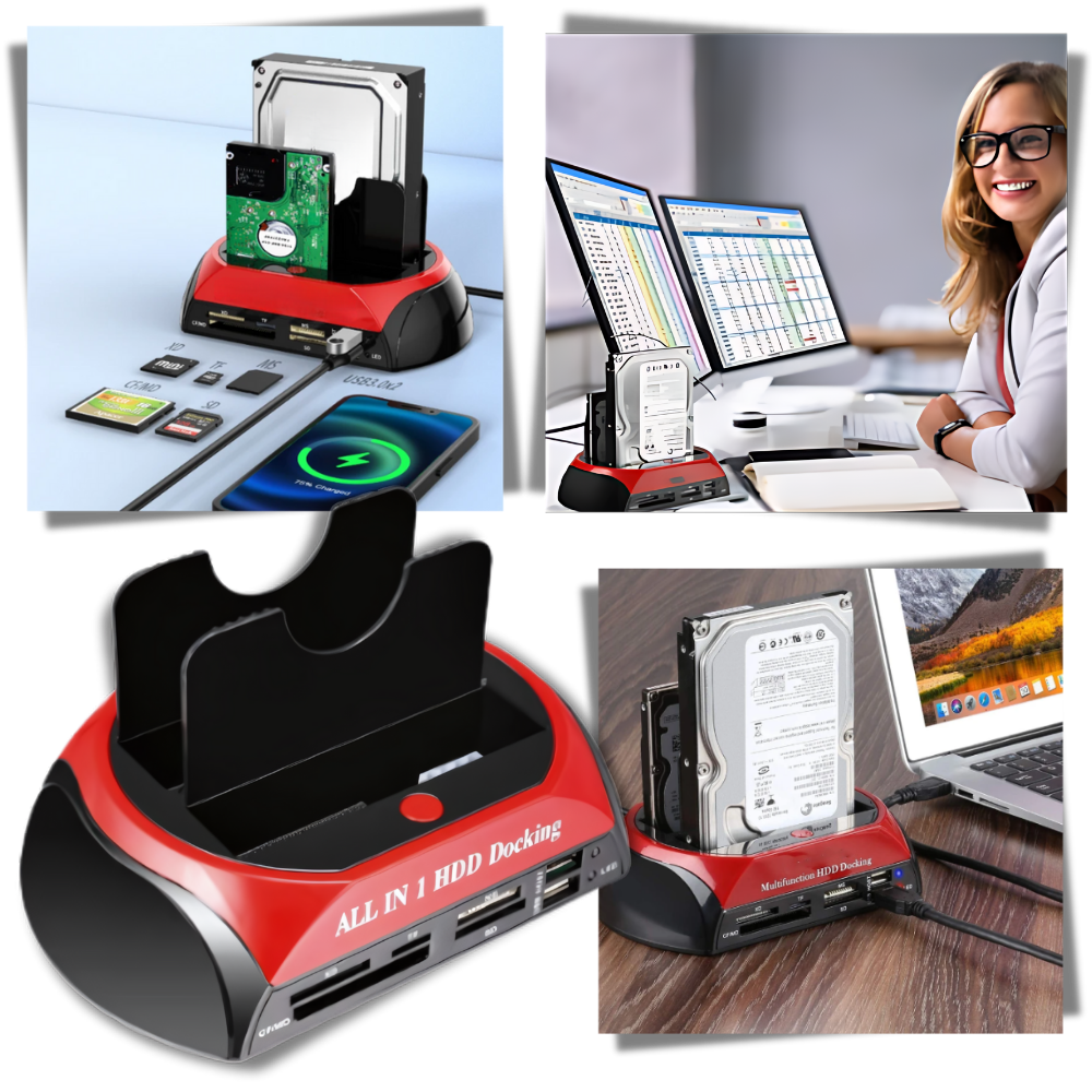 Strømlinet datahåndtering HBD-dockingstation
- Ozerty