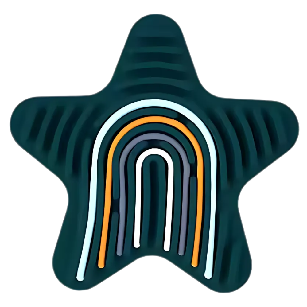 Stress-afhjælpende sensorisk aktivitetstavle -Grøn - Ozerty