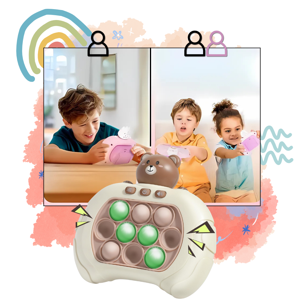 Stressaflastende Pop-Fidgetlegetøj - Ozerty