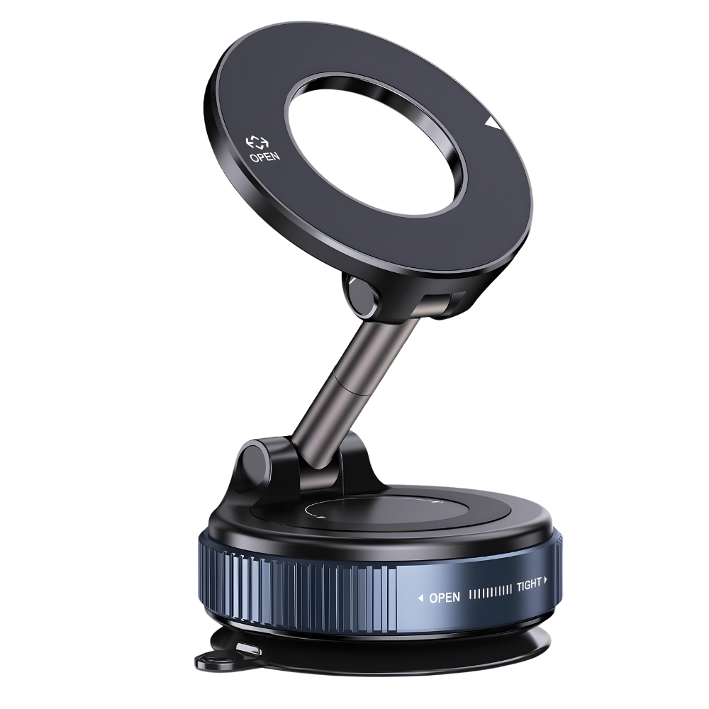 Robust og pålidelig magnetisk telefonholder -Sort - Ozerty