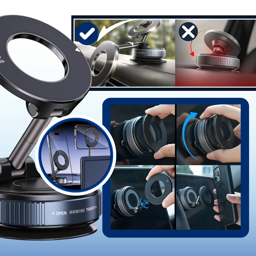 Robust og pålidelig magnetisk telefonholder - Ozerty