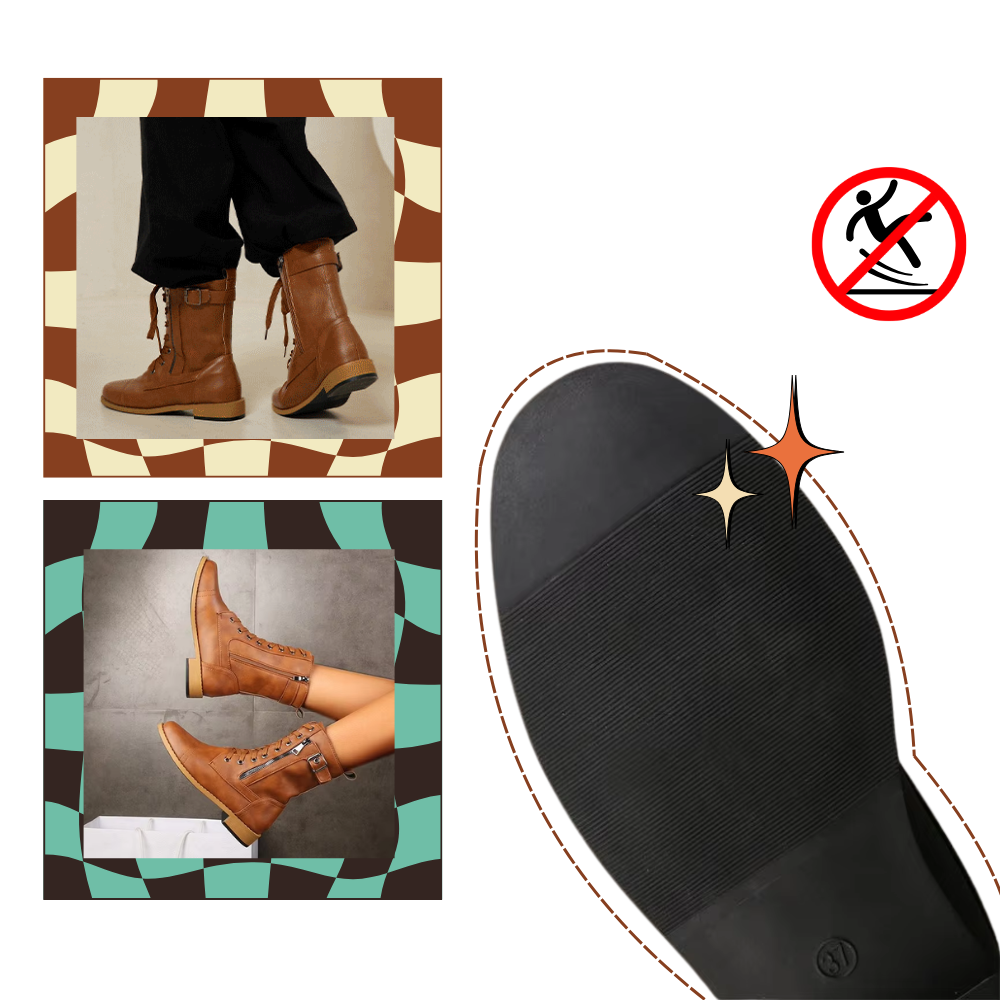 Stilfulde Skridsikre Vandrestøvler - Ozerty