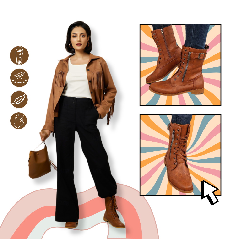 Stilfulde Skridsikre Vandrestøvler - Ozerty