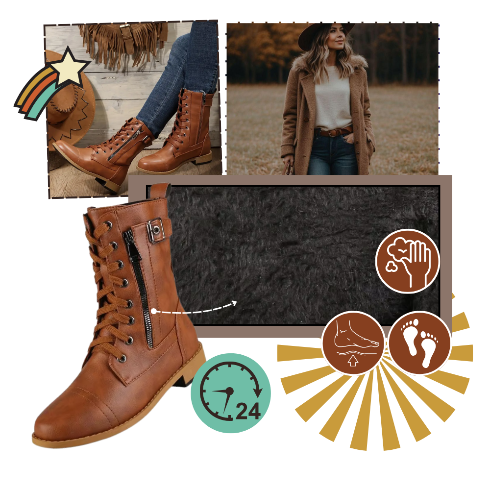 Stilfulde Skridsikre Vandrestøvler - Ozerty