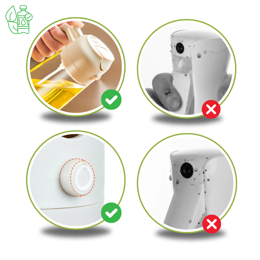 Stilfuld Dispenser til Oliekontrol
- Ozerty