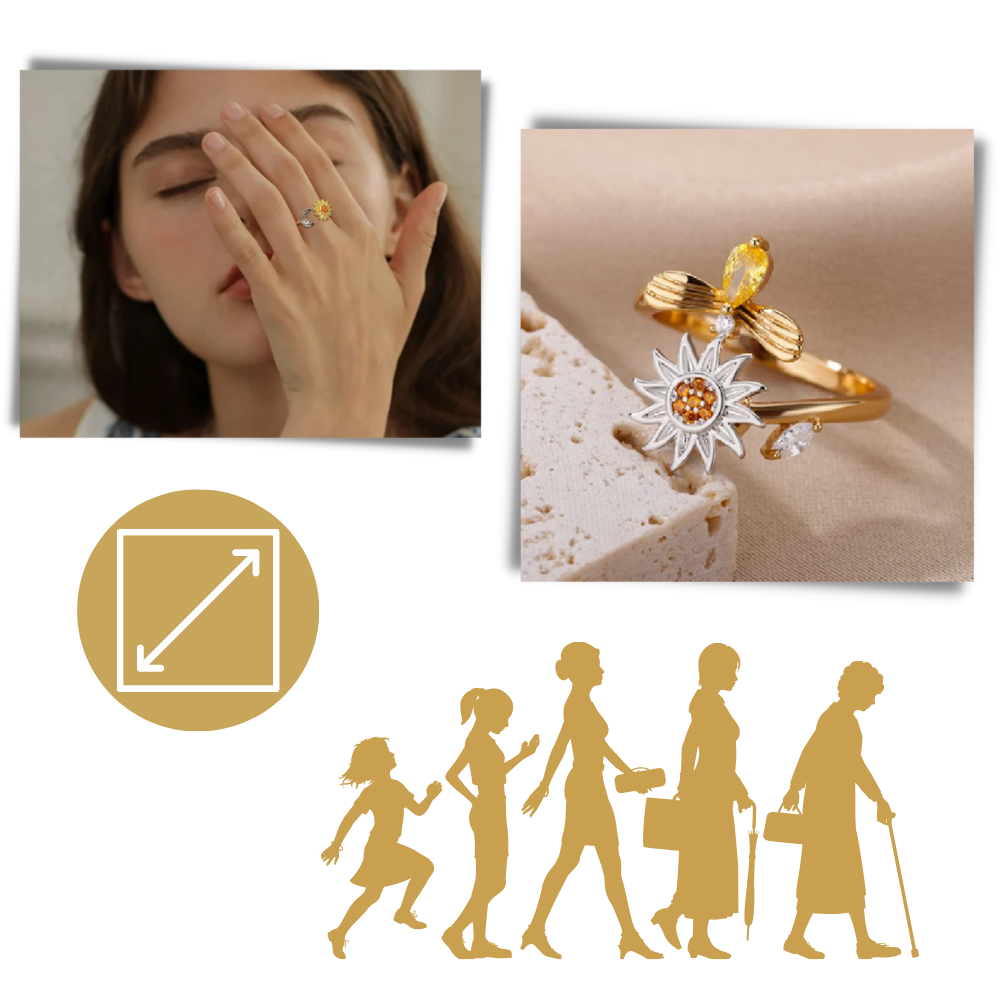 Ring med solsikke-spinner
- Ozerty