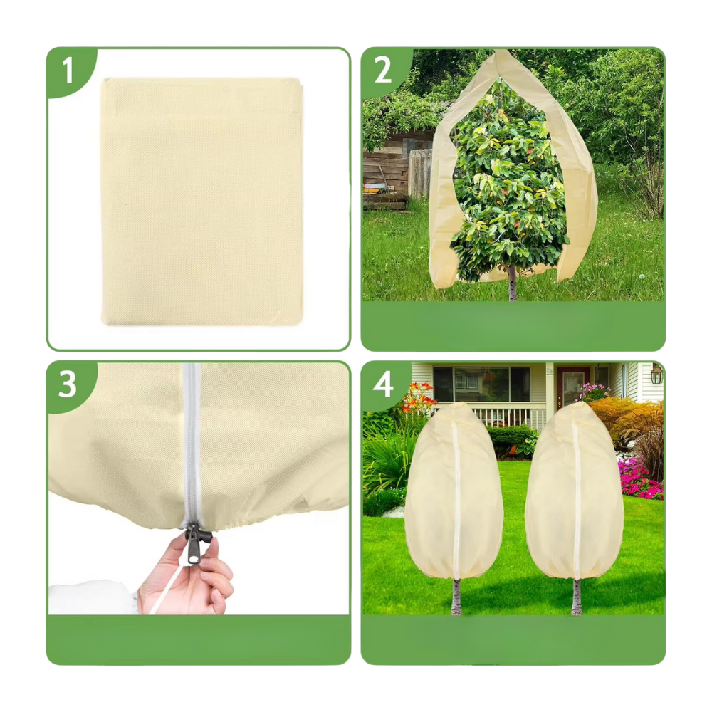 Overlegen frostsikkert plantedække - Ozerty