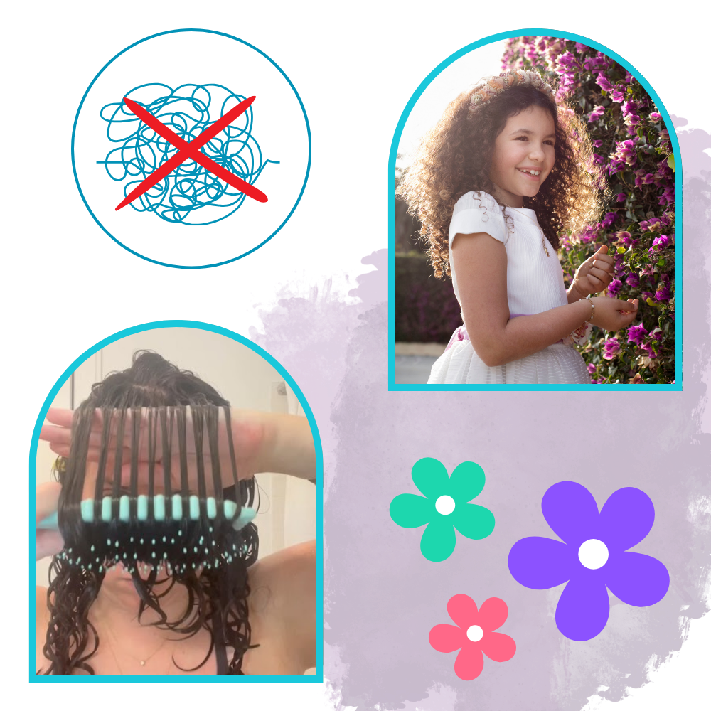 Anti-sammenfiltre krøllebørste - Ozerty