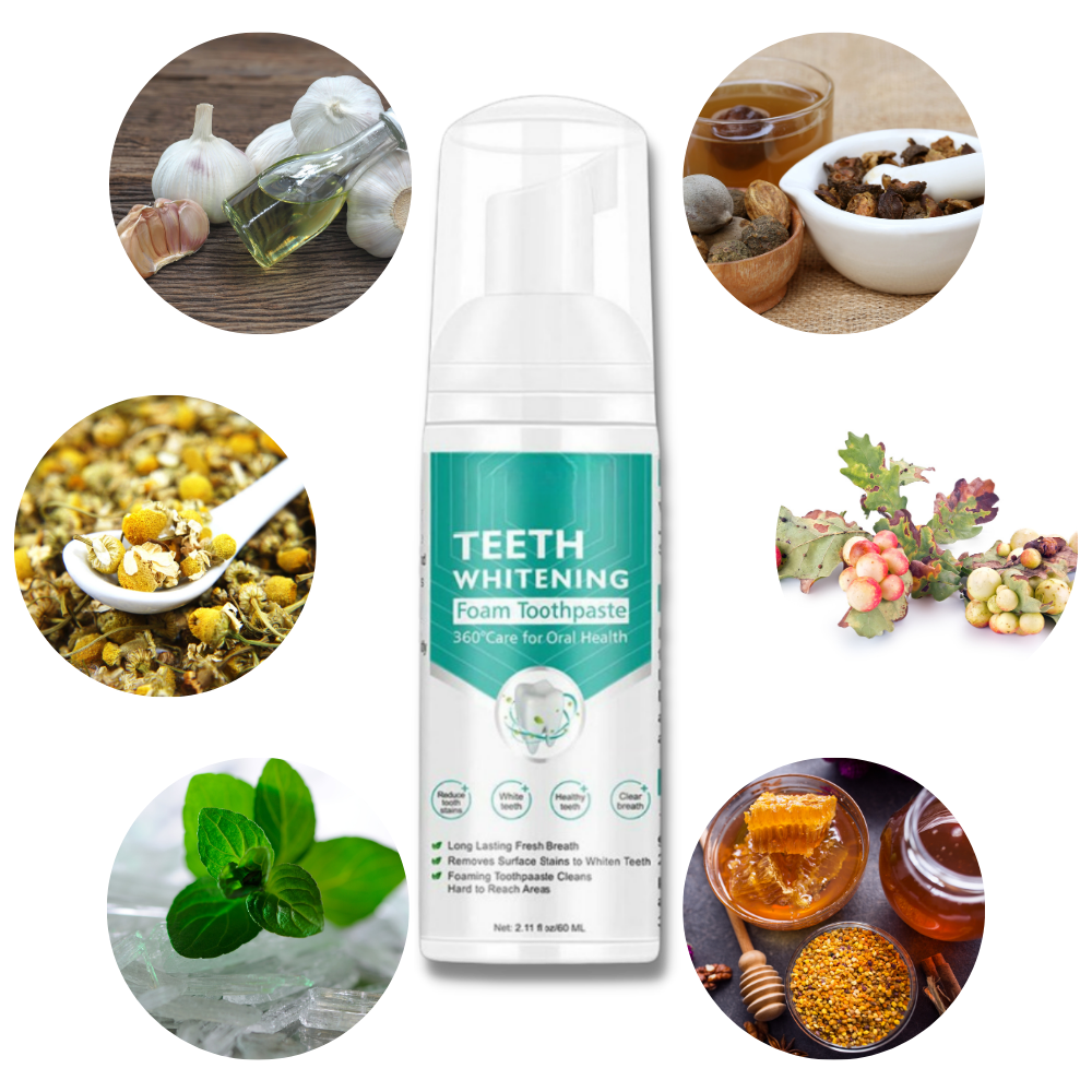 Skum til tandblegning
- Ozerty