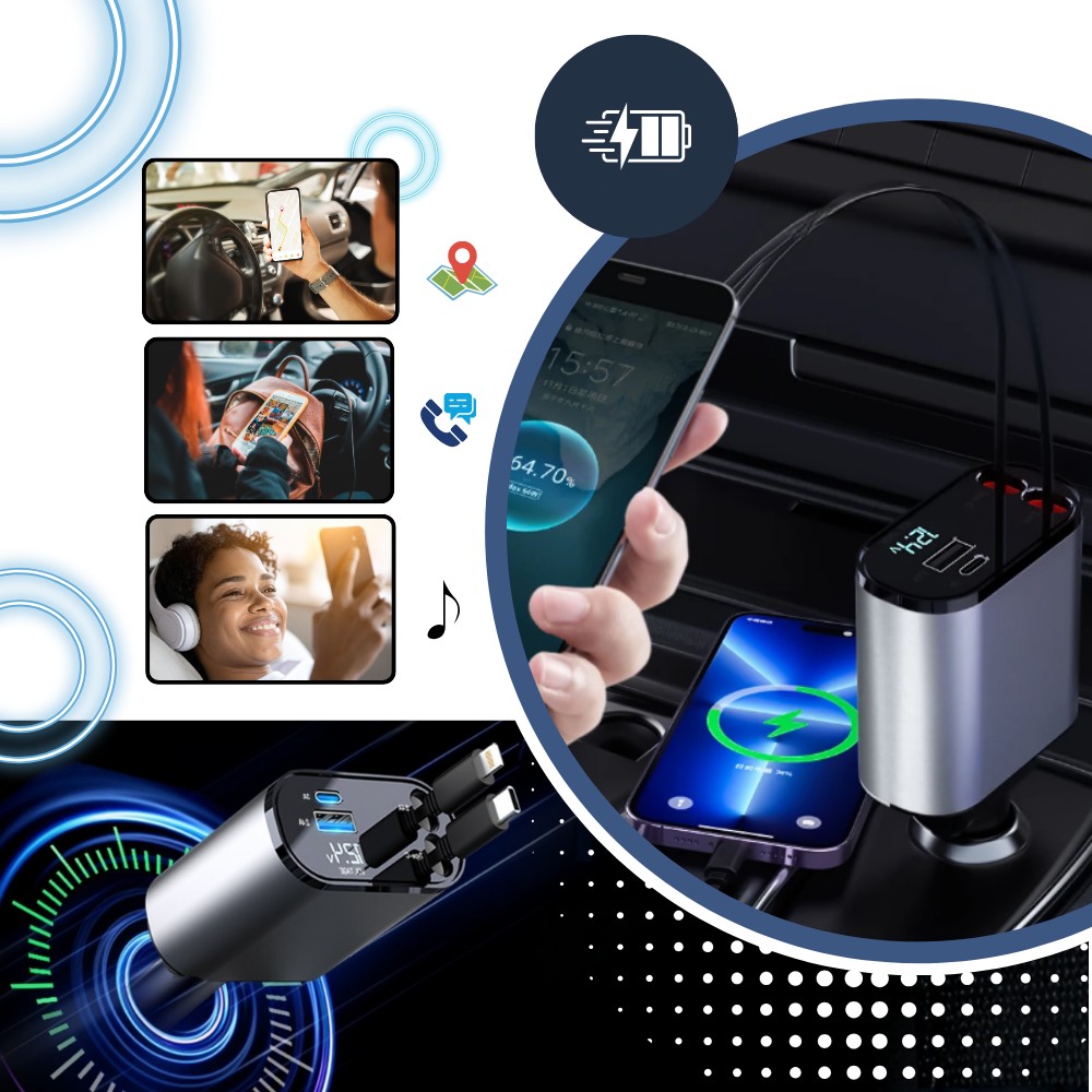 Teleskopisk Bilopladningsstation - Ozerty