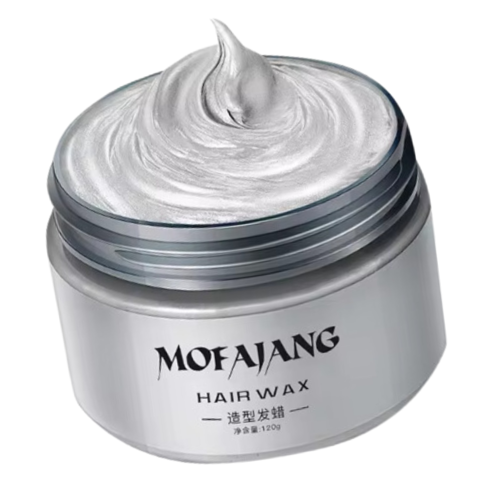 Midlertidig Hårvoks med Livlige Farver -Hvid - Ozerty