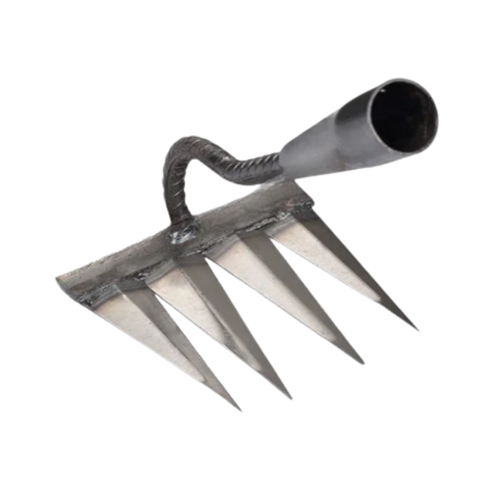 Tidsbesparende plantekultivator
-4 tænder - Ozerty