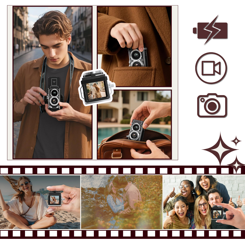 Tidsløst Klik TLR Kamera - Ozerty