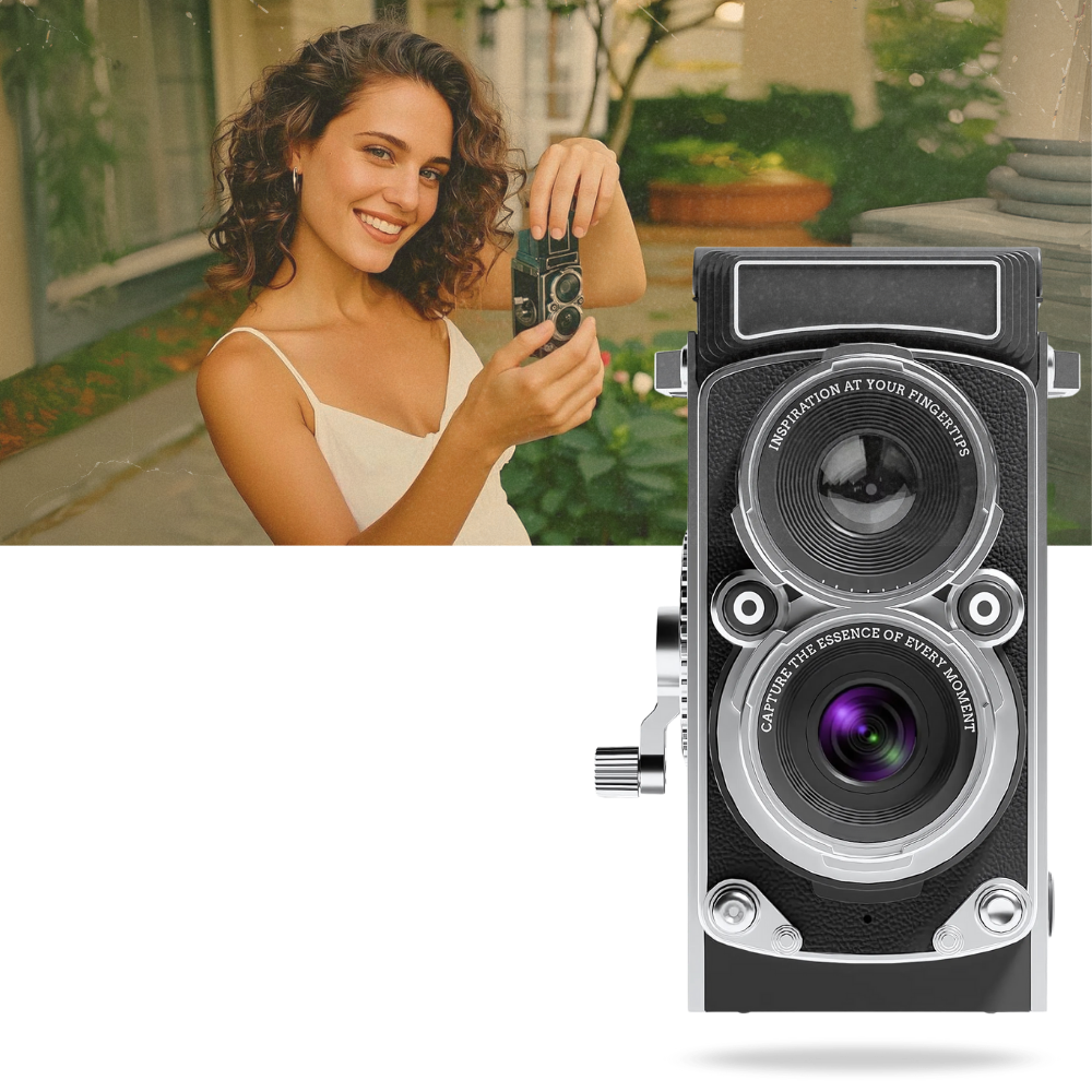 Tidsløst Klik TLR Kamera - Ozerty