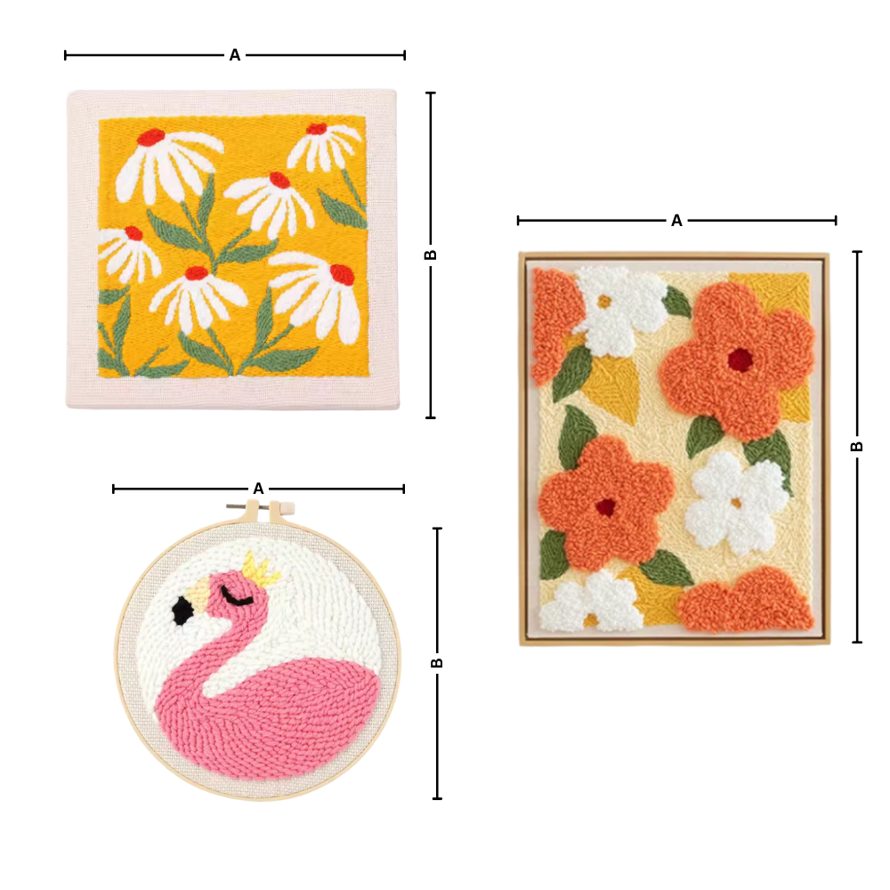 Tranquil Thread Punch Needle Sæt - Ozerty