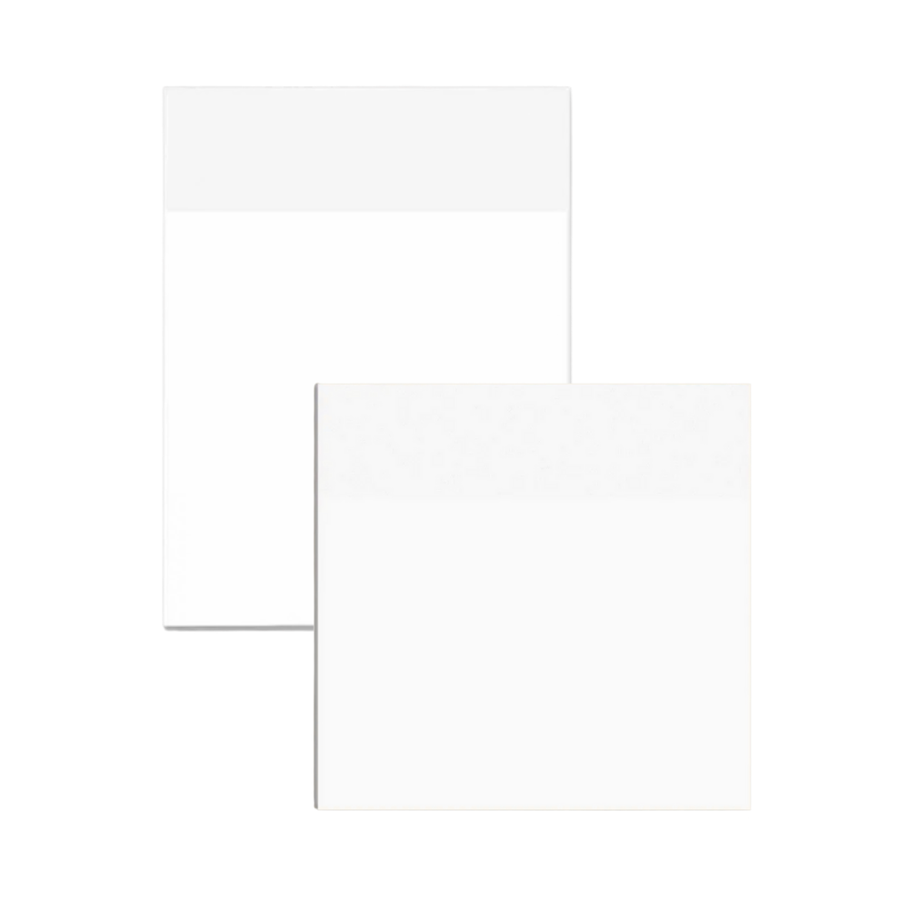 Gennemsigtige Vandtætte Post-its -Large + Medium - Ozerty