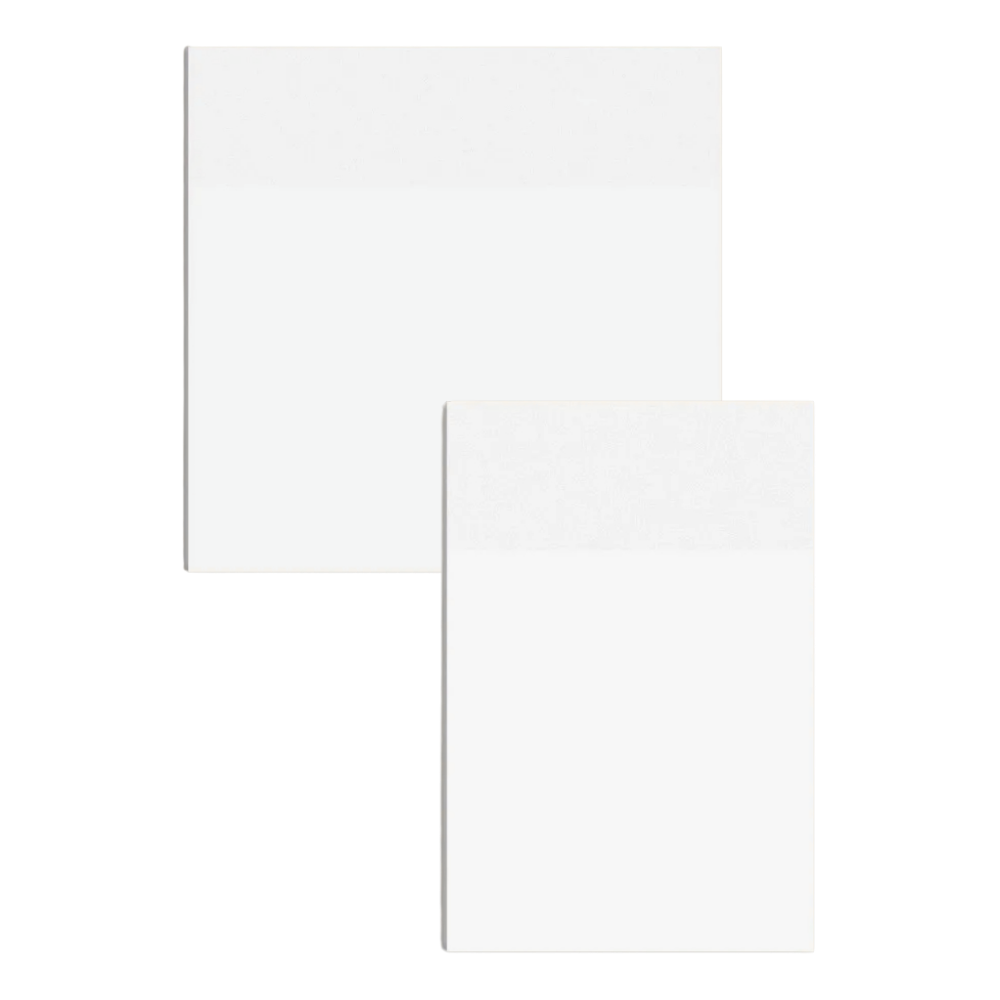 Gennemsigtige Vandtætte Post-its -Small + Medium - Ozerty